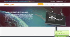 Desktop Screenshot of aplusreklam.com